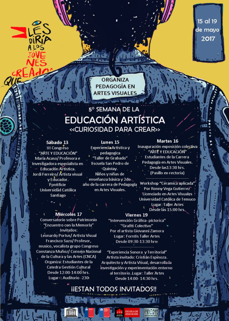 SEMANA EDUCACIÓN ARTÍSTICA «CURIOSIDAD PARA CREAR» 2017