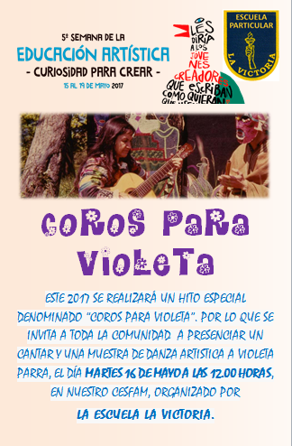 Coros y Danzas para Violeta Parra