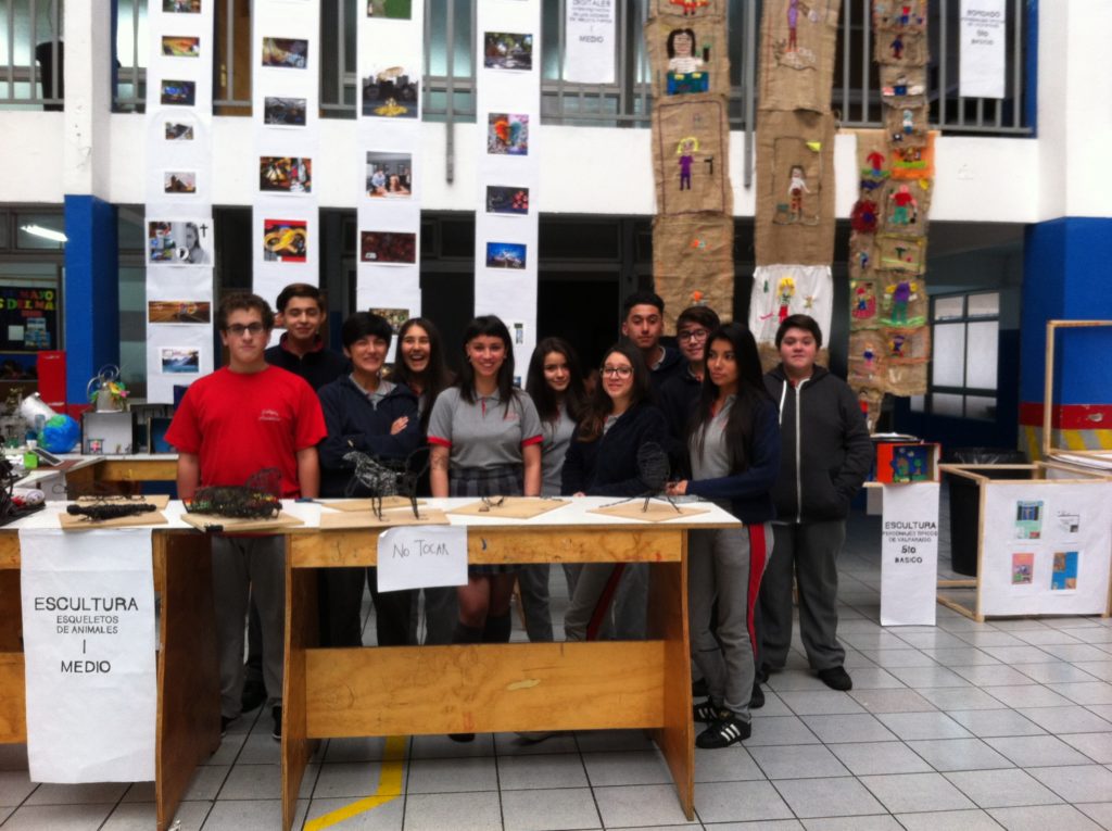 Exposición de obras primer semestre Colegio Numancia