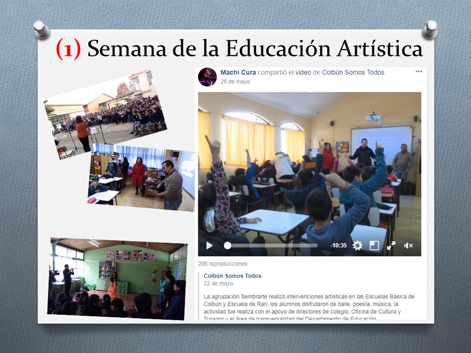 Intervenciones Artísticas en Escuelas de Colbún
