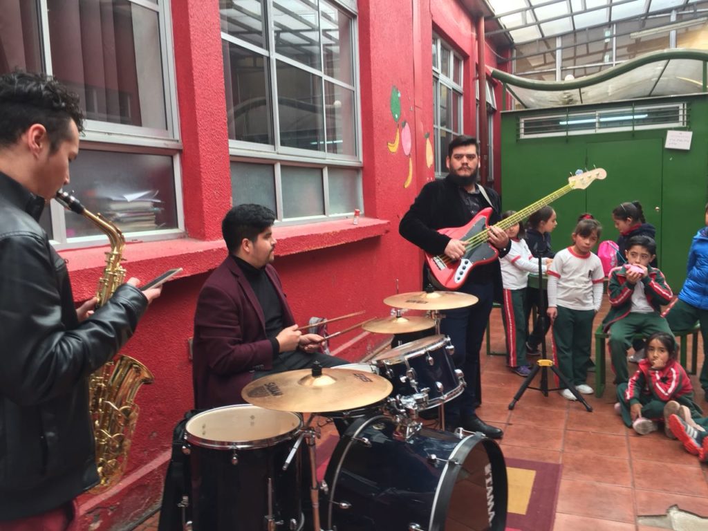 Intervención de Banda de Jazz de Profesores de Música Escuela R. de México Chillán