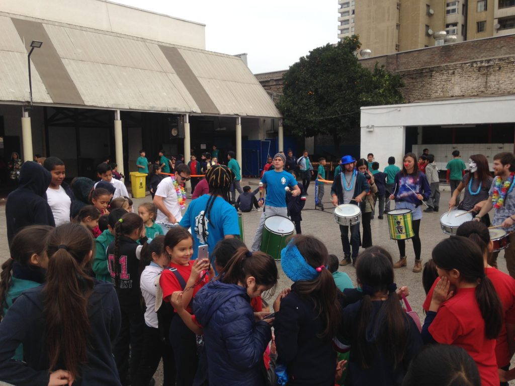 Batucada en Escuela República de México