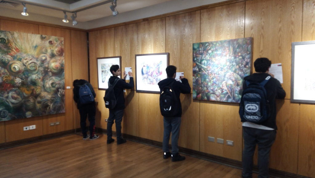 Visita galería de arte y campus Universidad Autónoma
