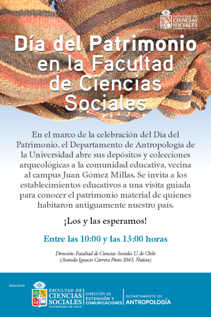 Visita guiada Departamento de Antropología, Facultad de Ciencias Sociales Universidad de Chile