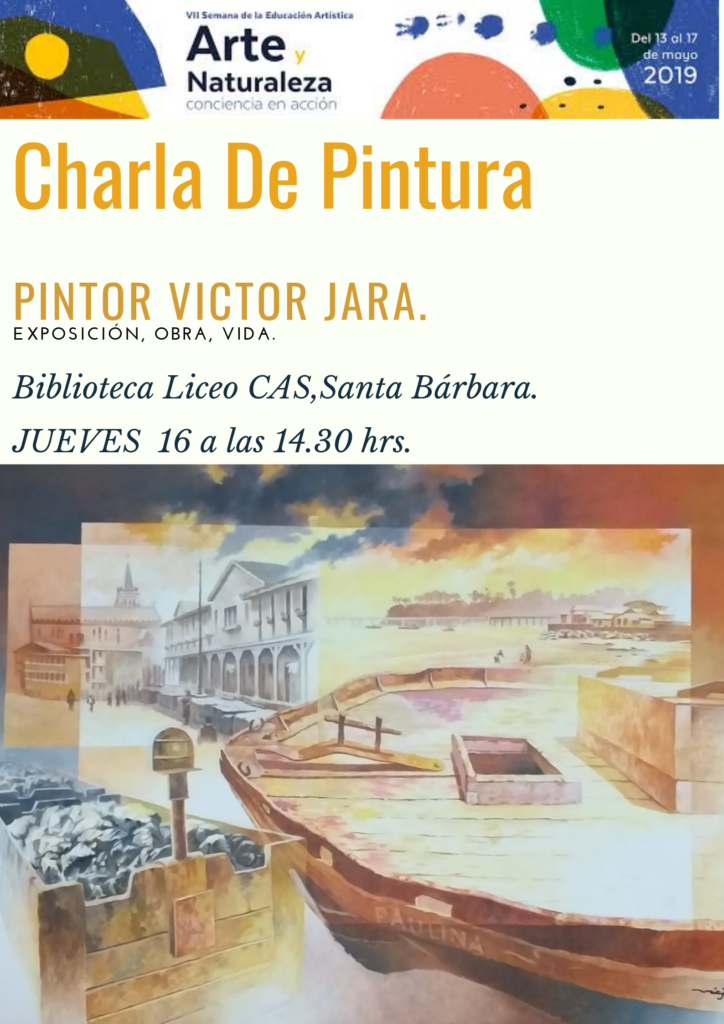 Charla de Pintura con Artista Victor Jara