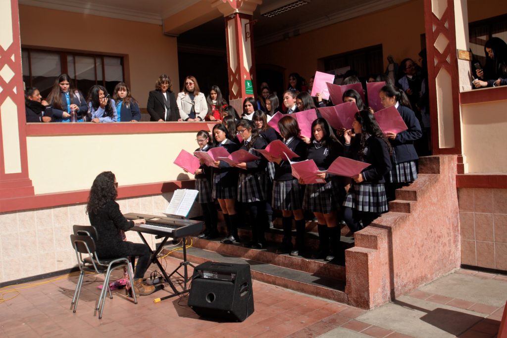 Colegio Providencia La Serena comienza su día con música interpretada por sus estudiantes