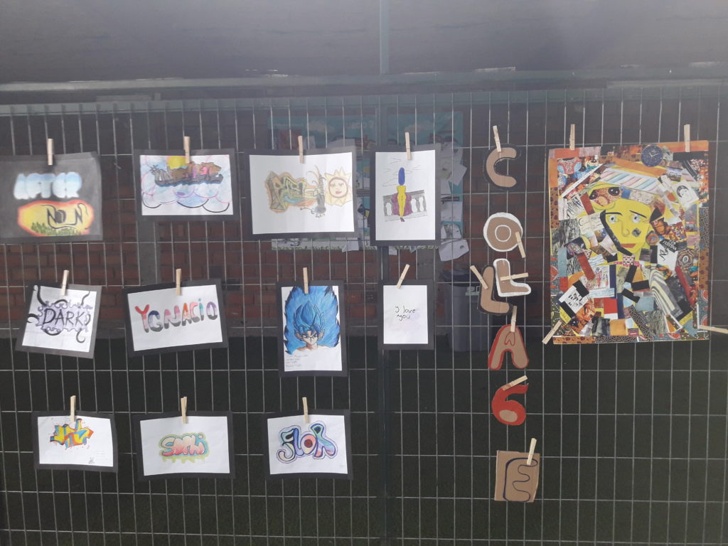 Exposición de Dibujo, Graffiti, Collage y Pintura