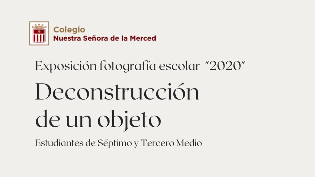 Exposición fotografía escolar «2020»