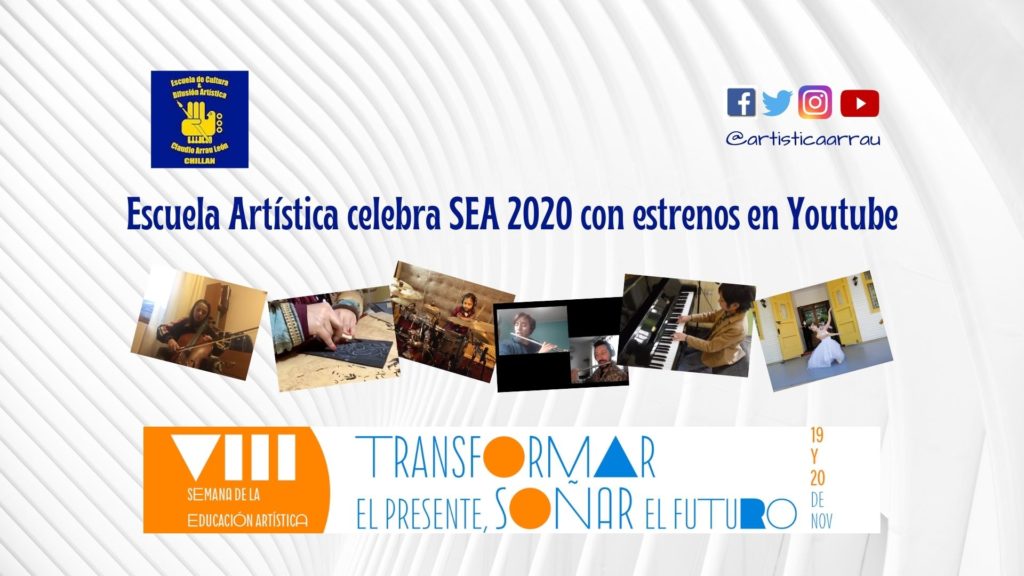 Escuela Claudio Arrau participa en Semana de la Educación Artística 2020