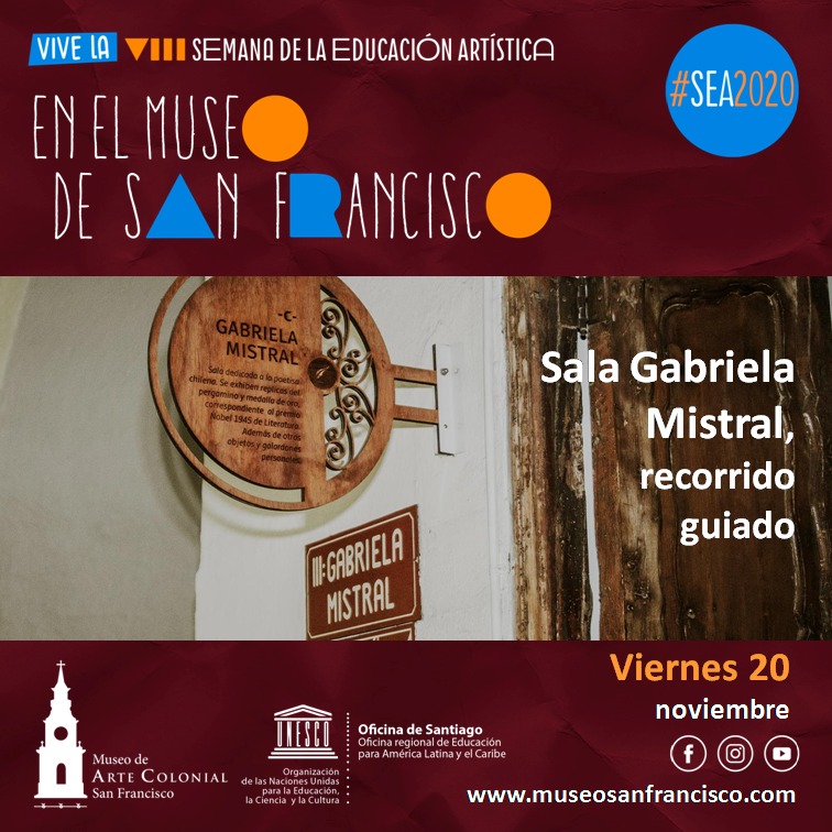 Visita virtual a Sala Gabriela Mistral
