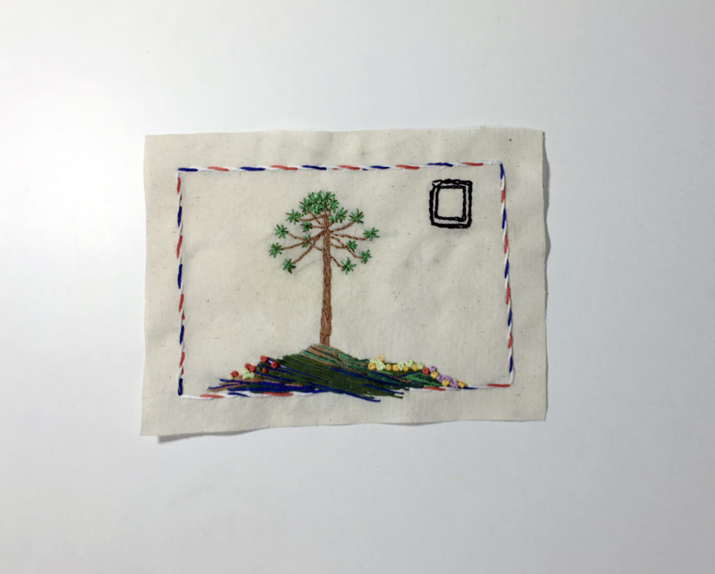 Taller de bordado y arte correo textil: Transformar el presente para soñar el futuro (Museo Verde)