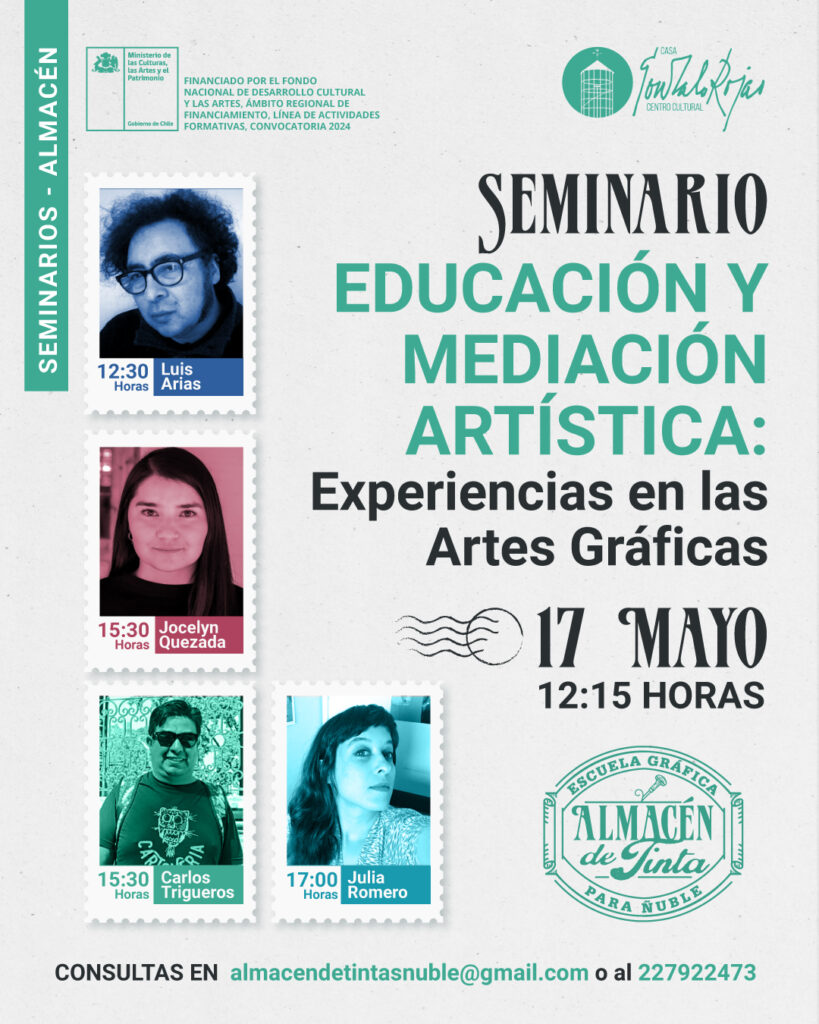 Seminario Educación y Mediación Artística: Experiencias en las Artes Gráficas.