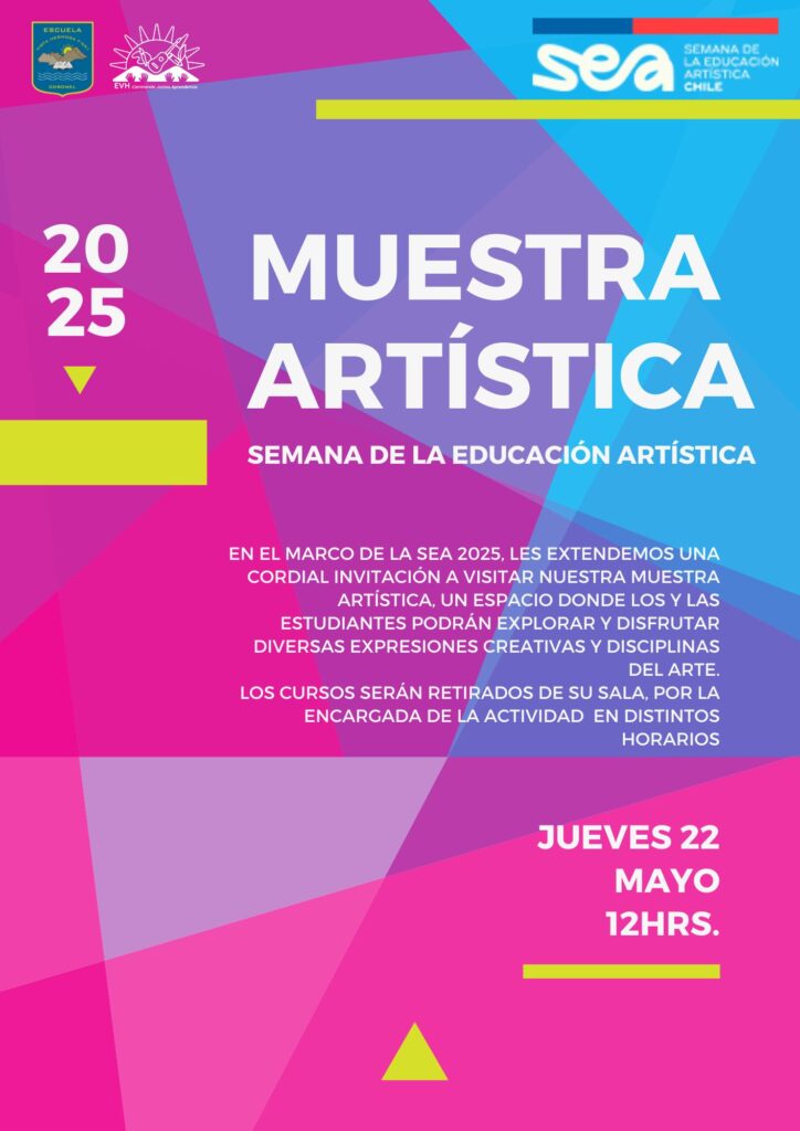 Afiche Muestra artística