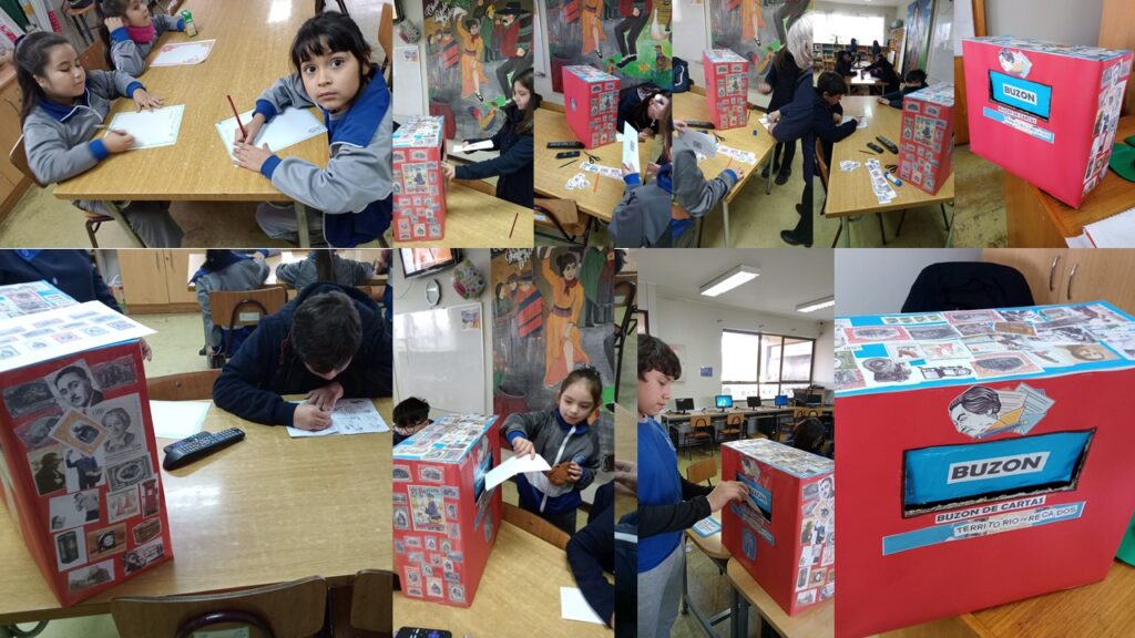 Postales y poesía en cartas para la comunidad