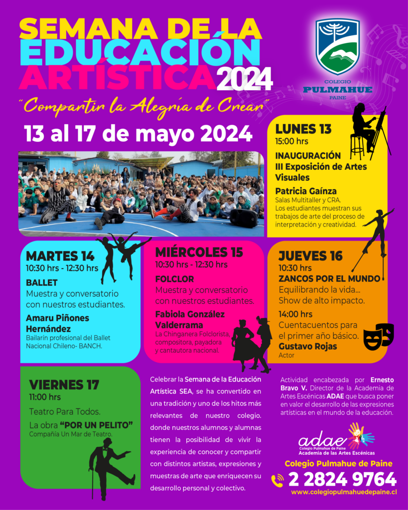 Calendario de actividades SEA 2024