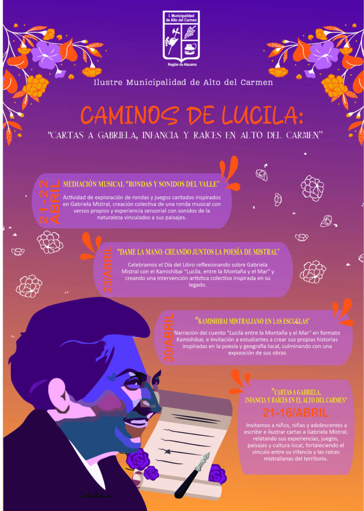 Caminos de Lucila: «CARTAS A GABRIELA, INFANCIA Y RAÍCES EN ALTO DEL CARMEN»