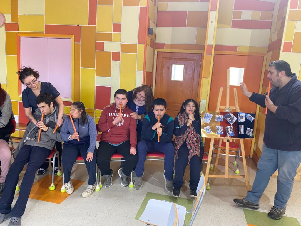 Intervención artística – construcción de instrumentos musicales