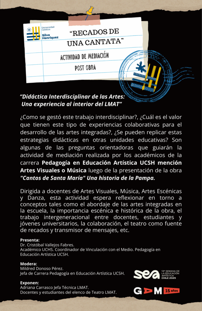 Mediación Post Obra Cantos de Santa María