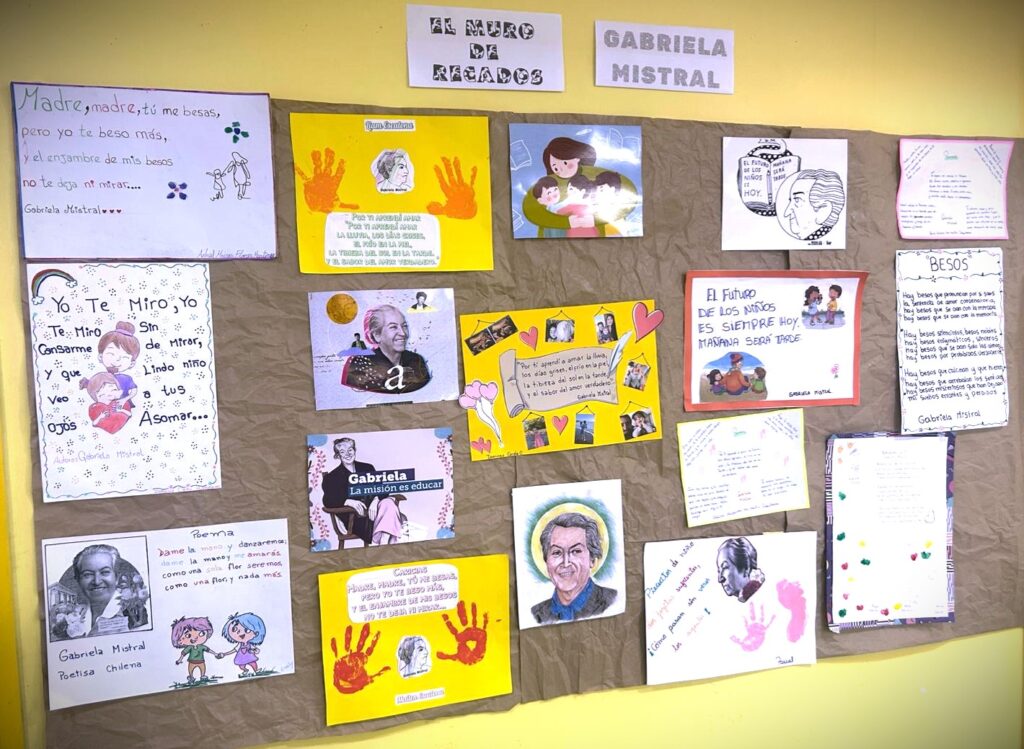 El muro de recados: Jardín Infantil Gabriela Mistral de Teodoro Schmidt