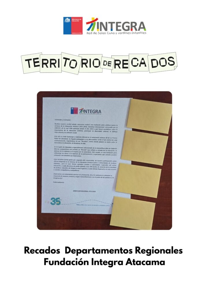Territorio de Recados. Oficina Regional. Fundación Integra Atacama