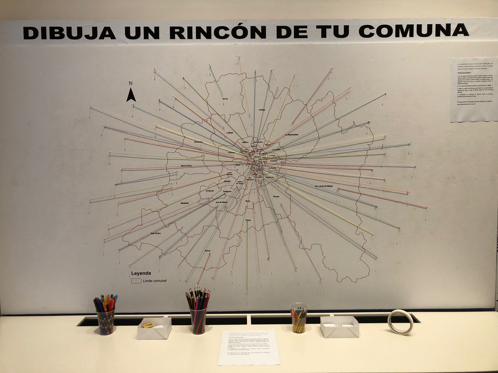Cartografía participativa: Dibuja un rincón de tu comuna