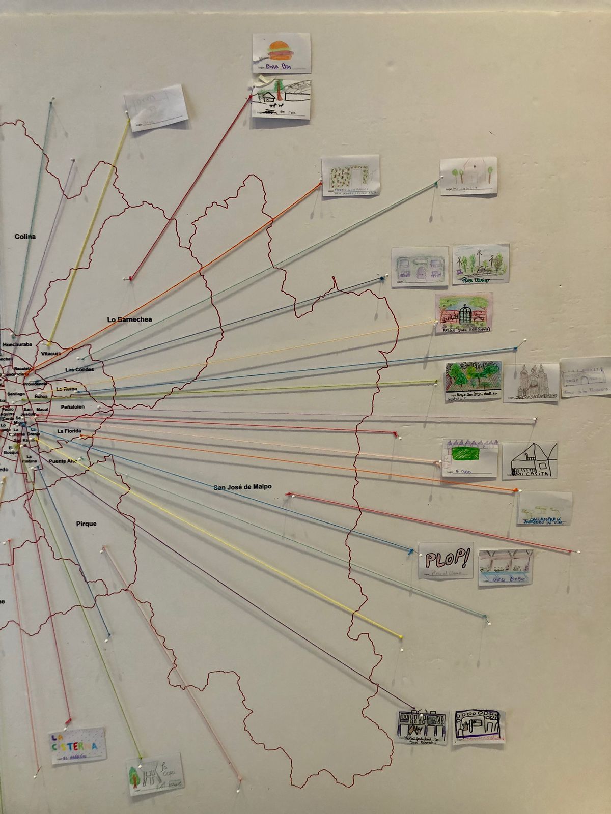 Cartografía participativa: Dibuja un rincón de tu comuna